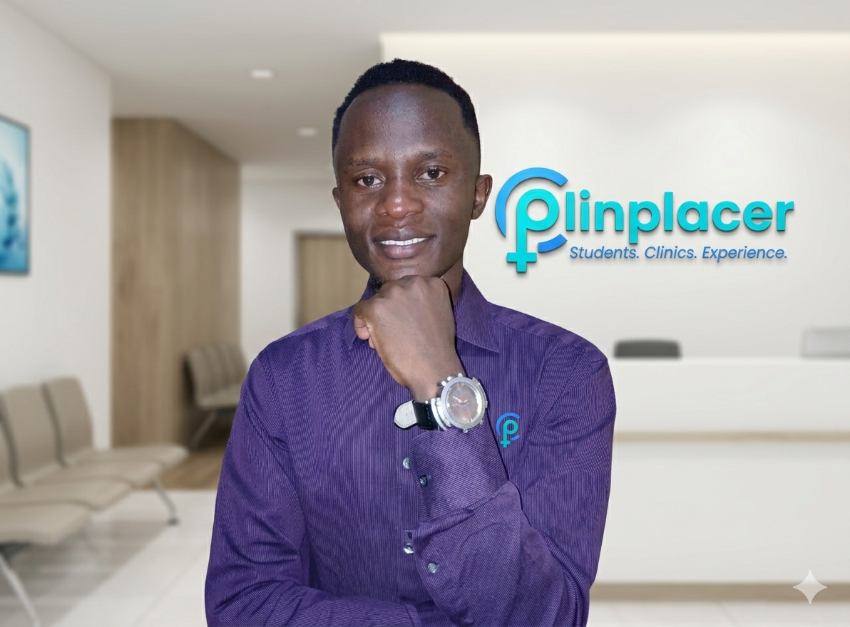 Elvis Kidagisa demonstrating ClinPlacer